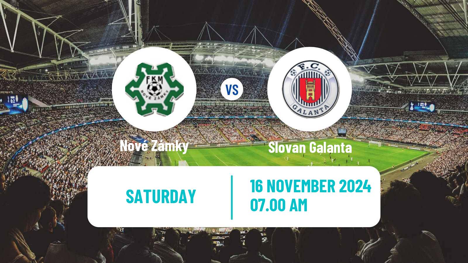 Soccer Slovak 3 Liga West Nové Zámky - Slovan Galanta