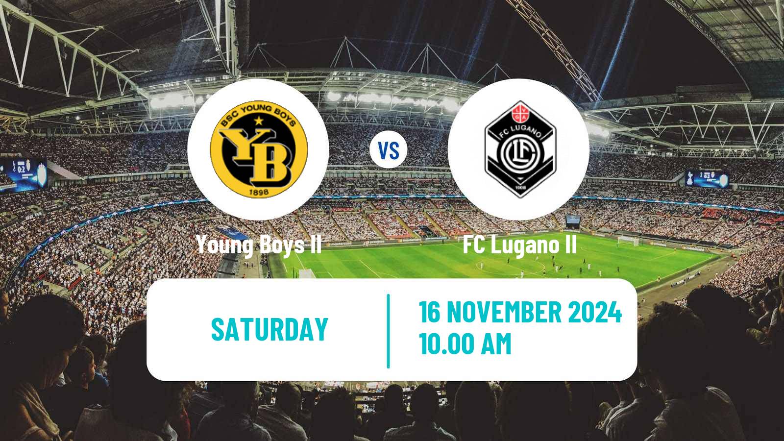 Soccer Swiss Promotion League Young Boys II - Lugano II