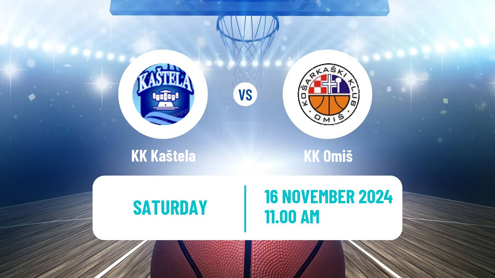 Basketball Croatian Prva Liga Basketball Kaštela - Omiš