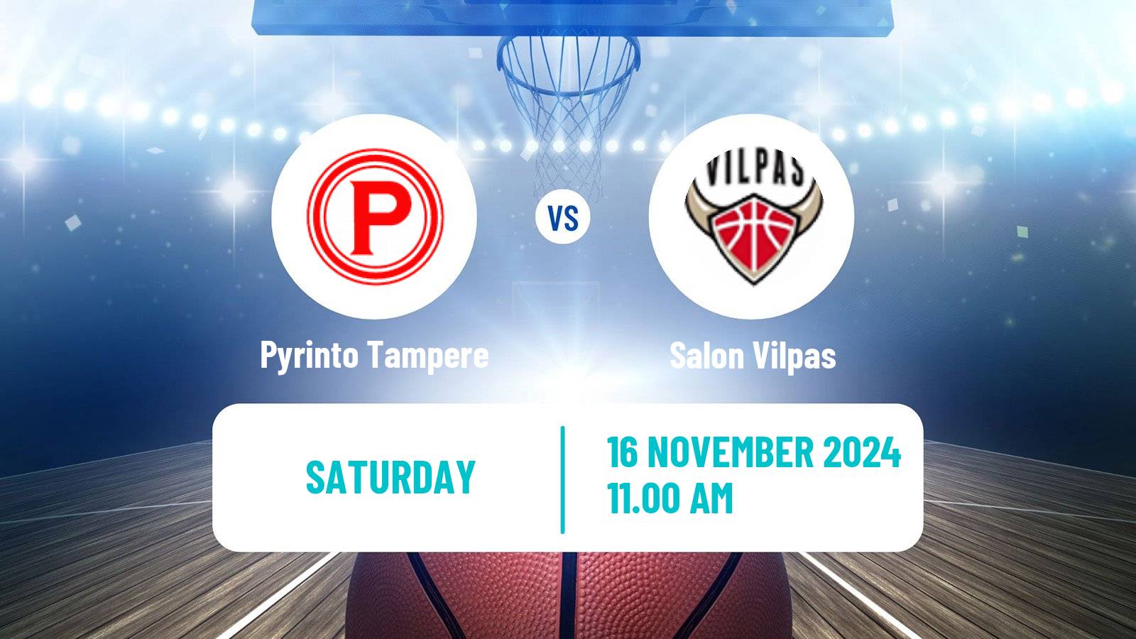 Basketball Finnish Korisliiga Pyrinto Tampere - Salon Vilpas