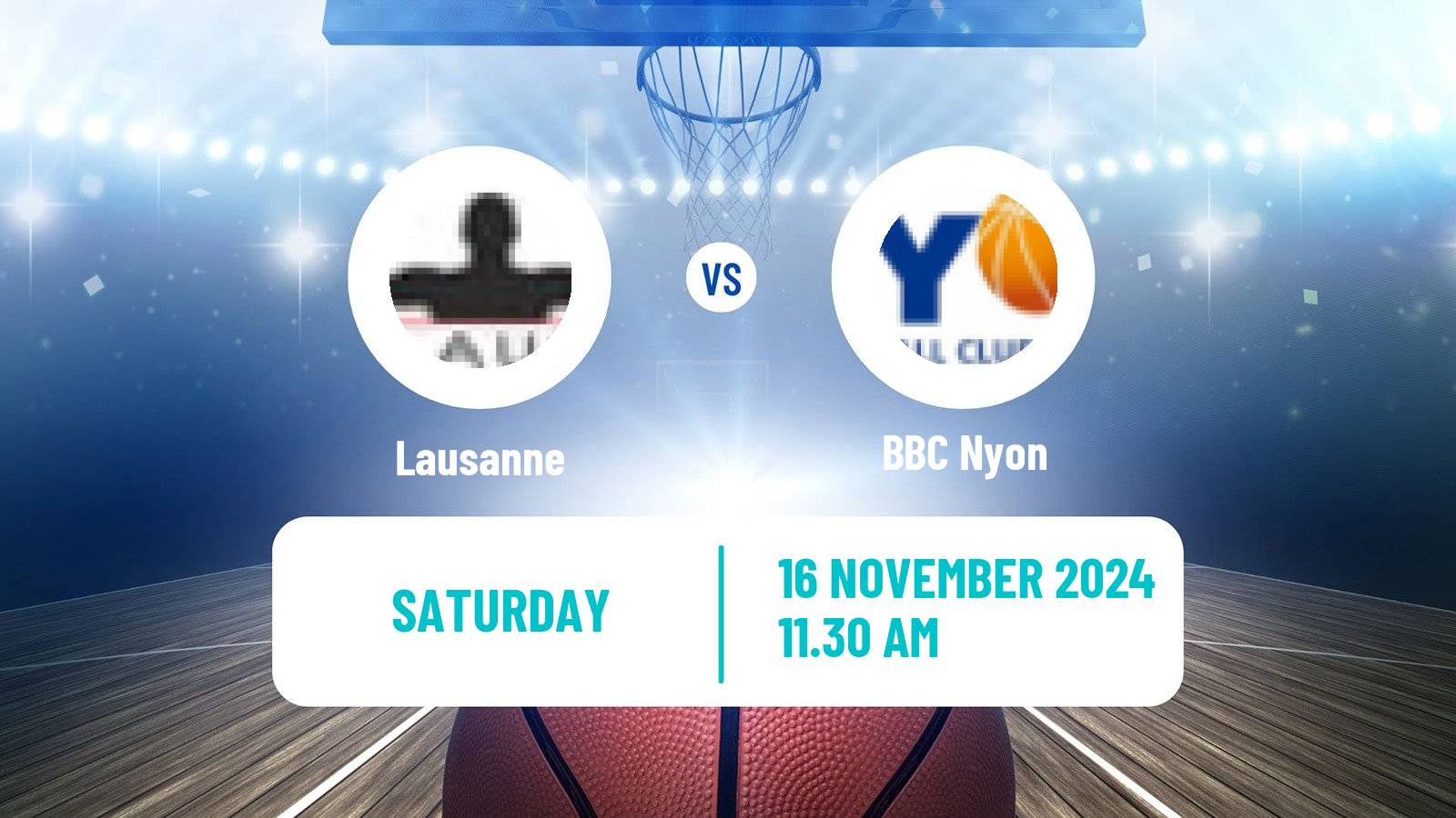 Basketball Swiss SB League Basketball Lausanne - BBC Nyon