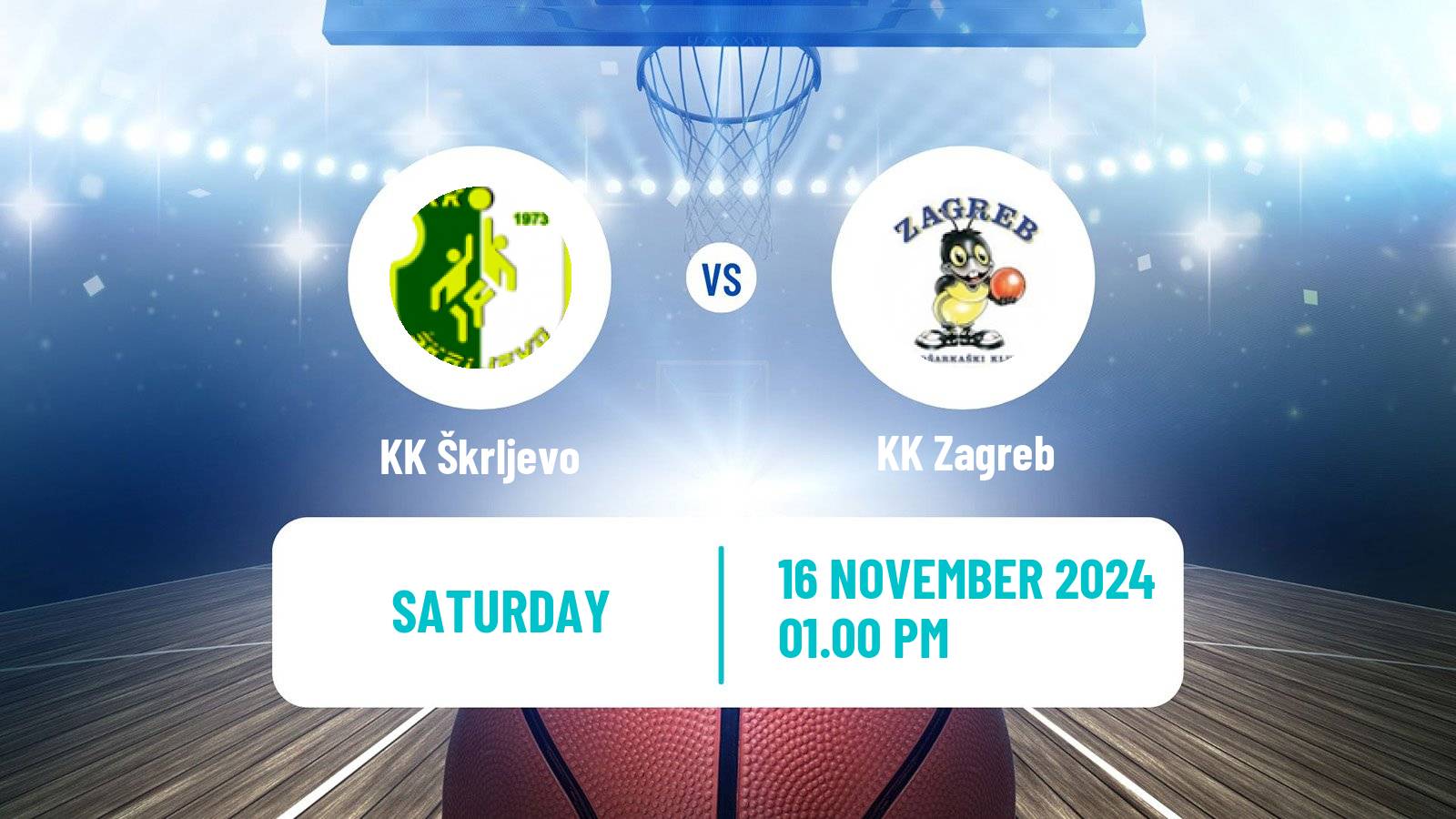 Basketball Croatian Prva Liga Basketball Škrljevo - Zagreb