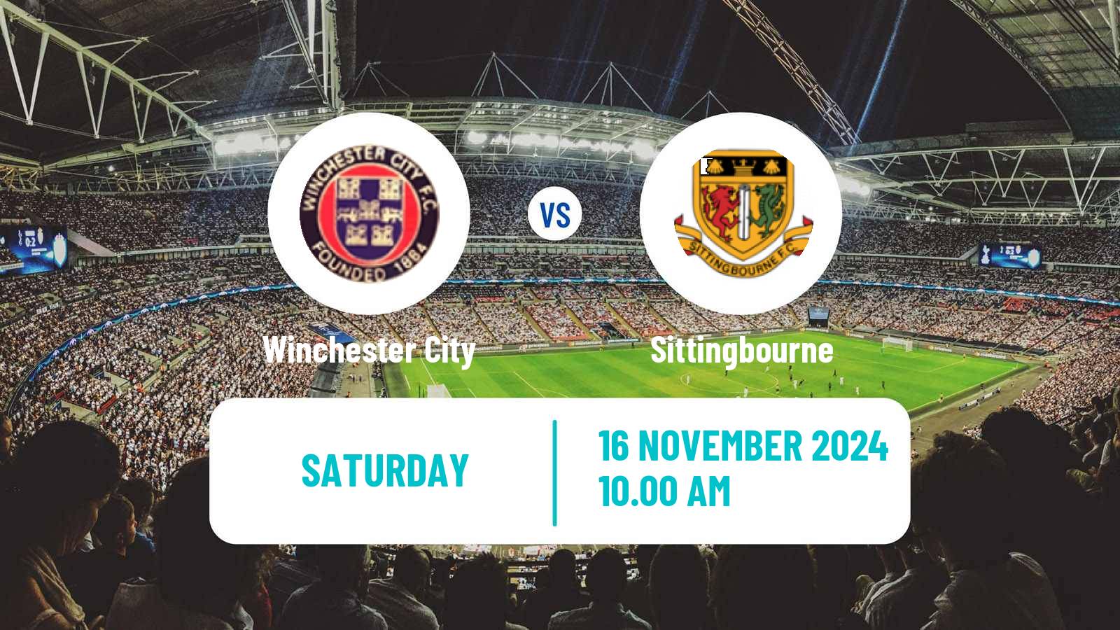 Soccer English FA Trophy Winchester City - Sittingbourne