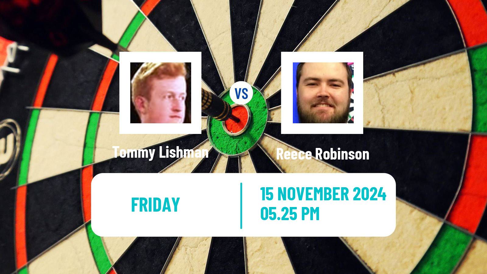 Darts Modus Super Series Tommy Lishman - Reece Robinson