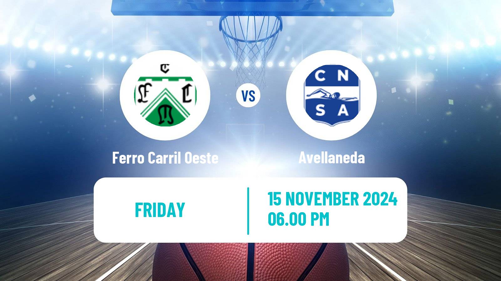 Basketball Argentinian Liga Femenina Basketball Ferro Carril Oeste - Avellaneda