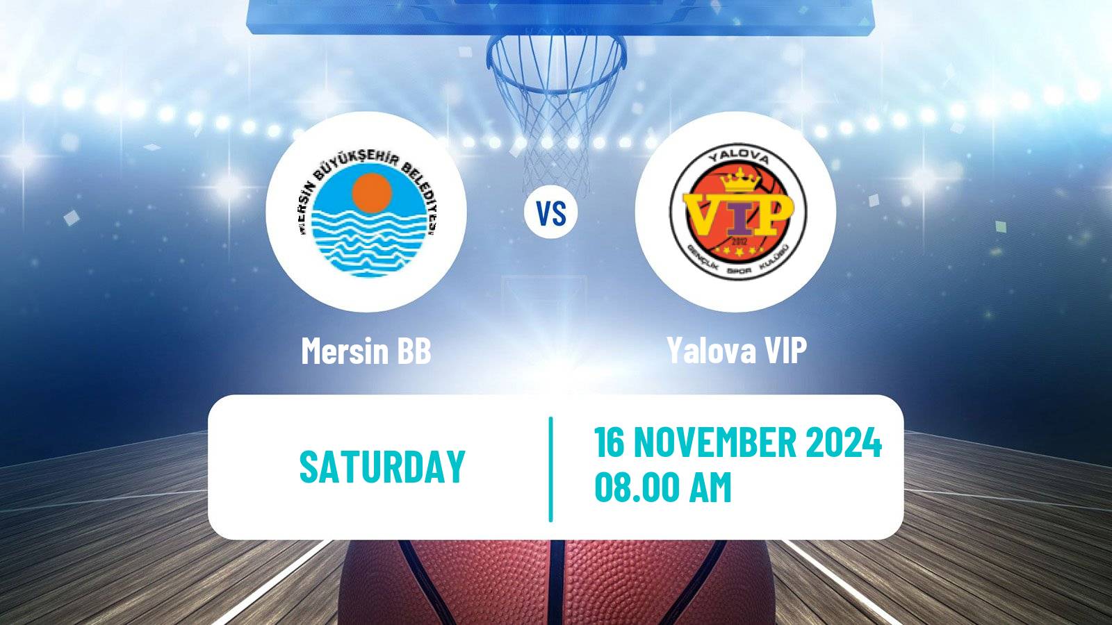 Basketball Turkish TKBL Women Mersin BB - Yalova VIP