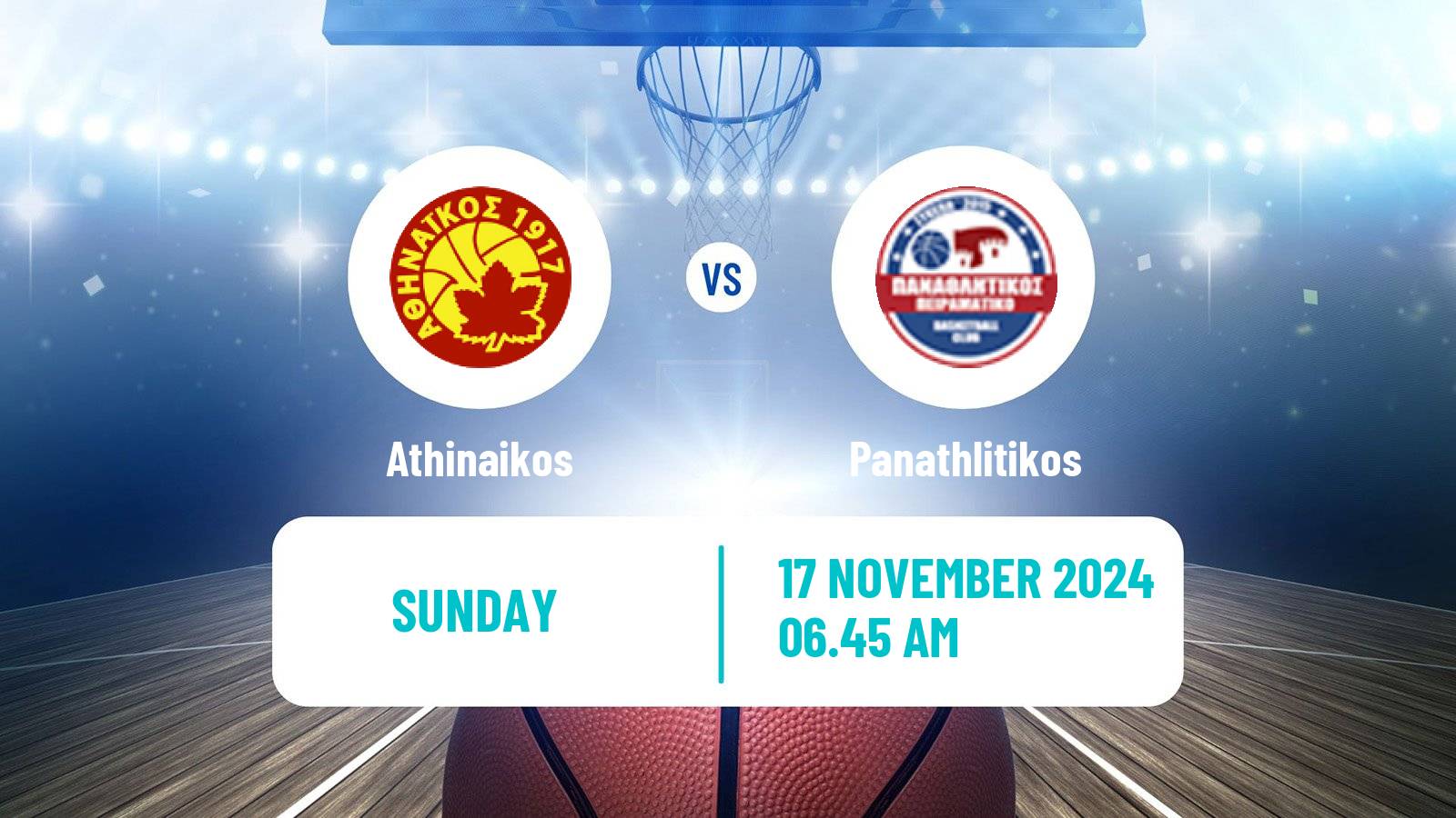 Basketball Greek Basket League A1 Women Athinaikos - Panathlitikos