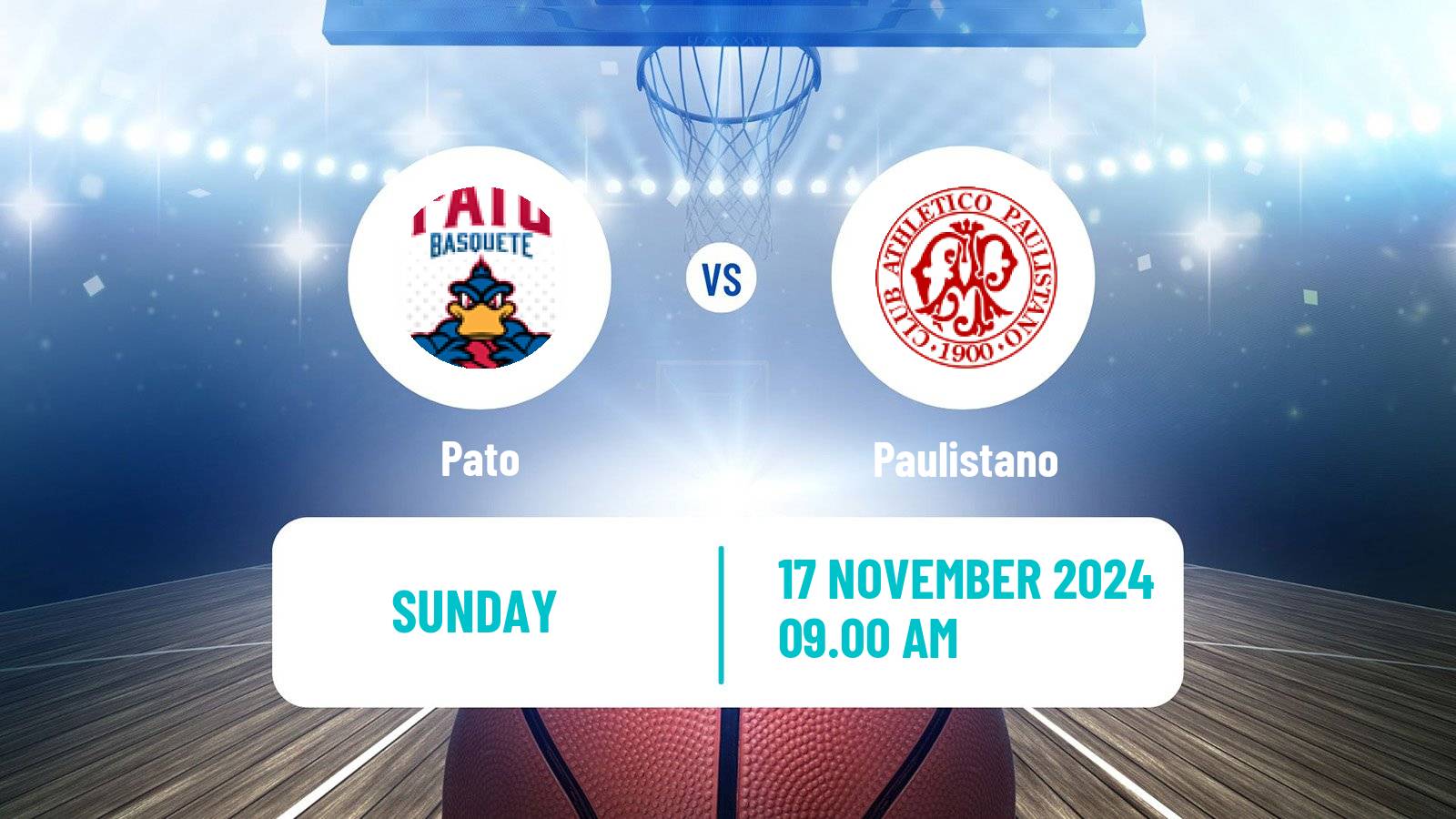 Basketball Brazilian NBB Pato - Paulistano