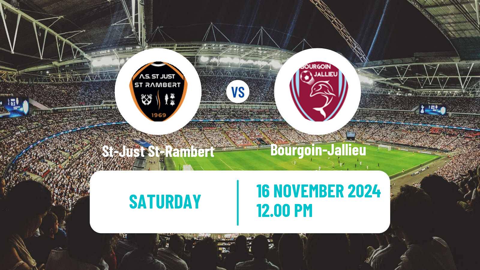 Soccer Coupe De France St-Just St-Rambert - Bourgoin-Jallieu