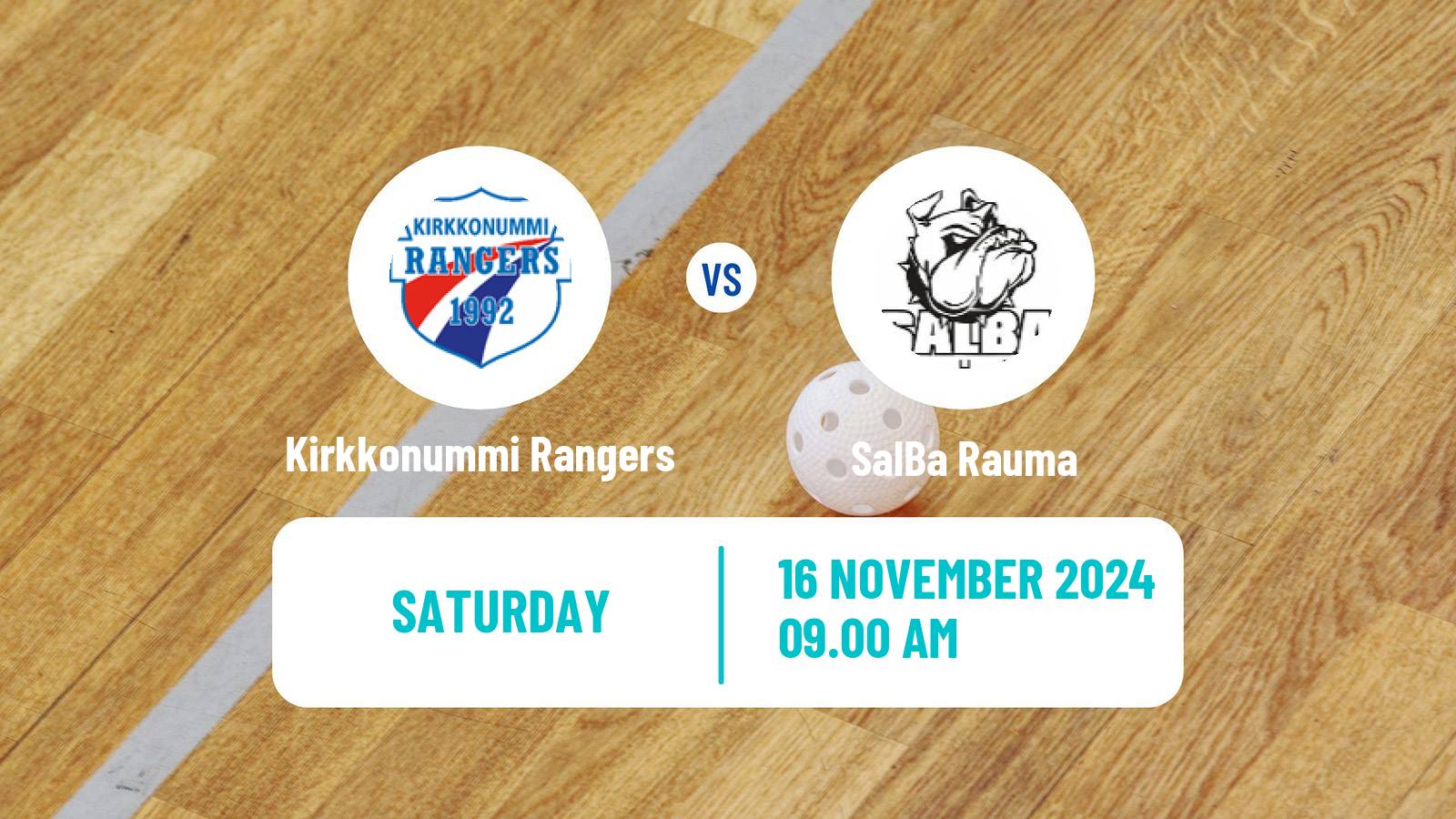 Floorball Finnish Divari Kirkkonummi Rangers - SalBa Rauma