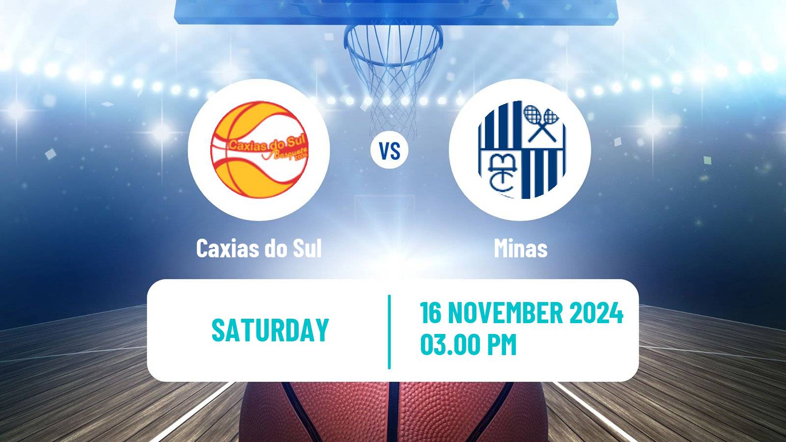 Basketball Brazilian NBB Caxias do Sul - Minas