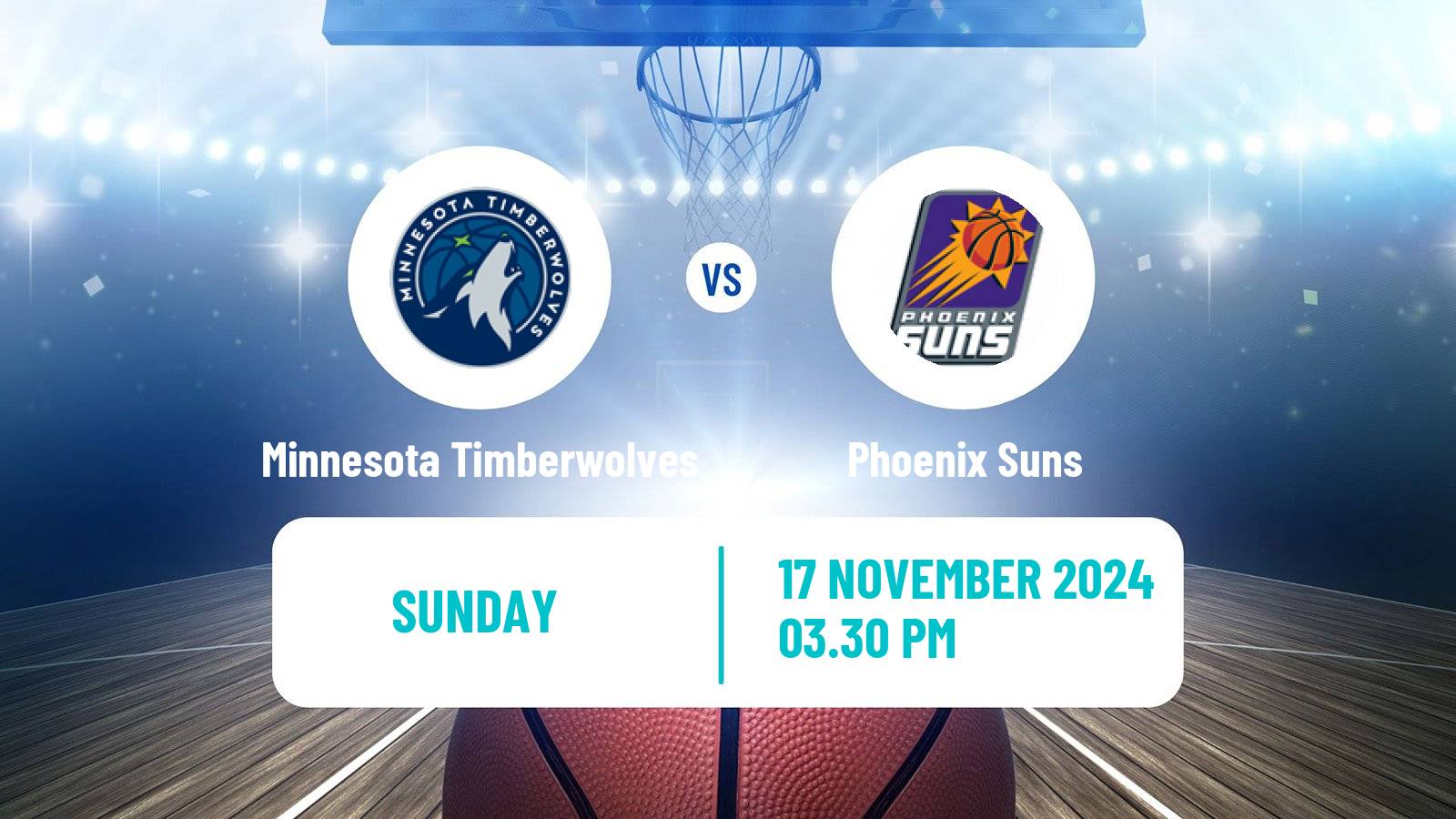 Basketball NBA Minnesota Timberwolves - Phoenix Suns