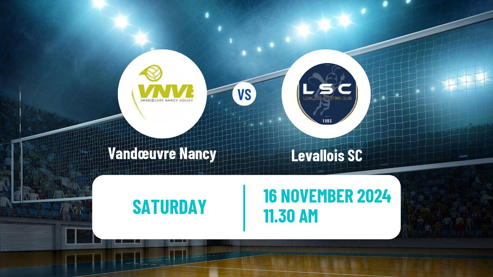 Volleyball French Ligue A Volleyball Women Vandœuvre Nancy - Levallois