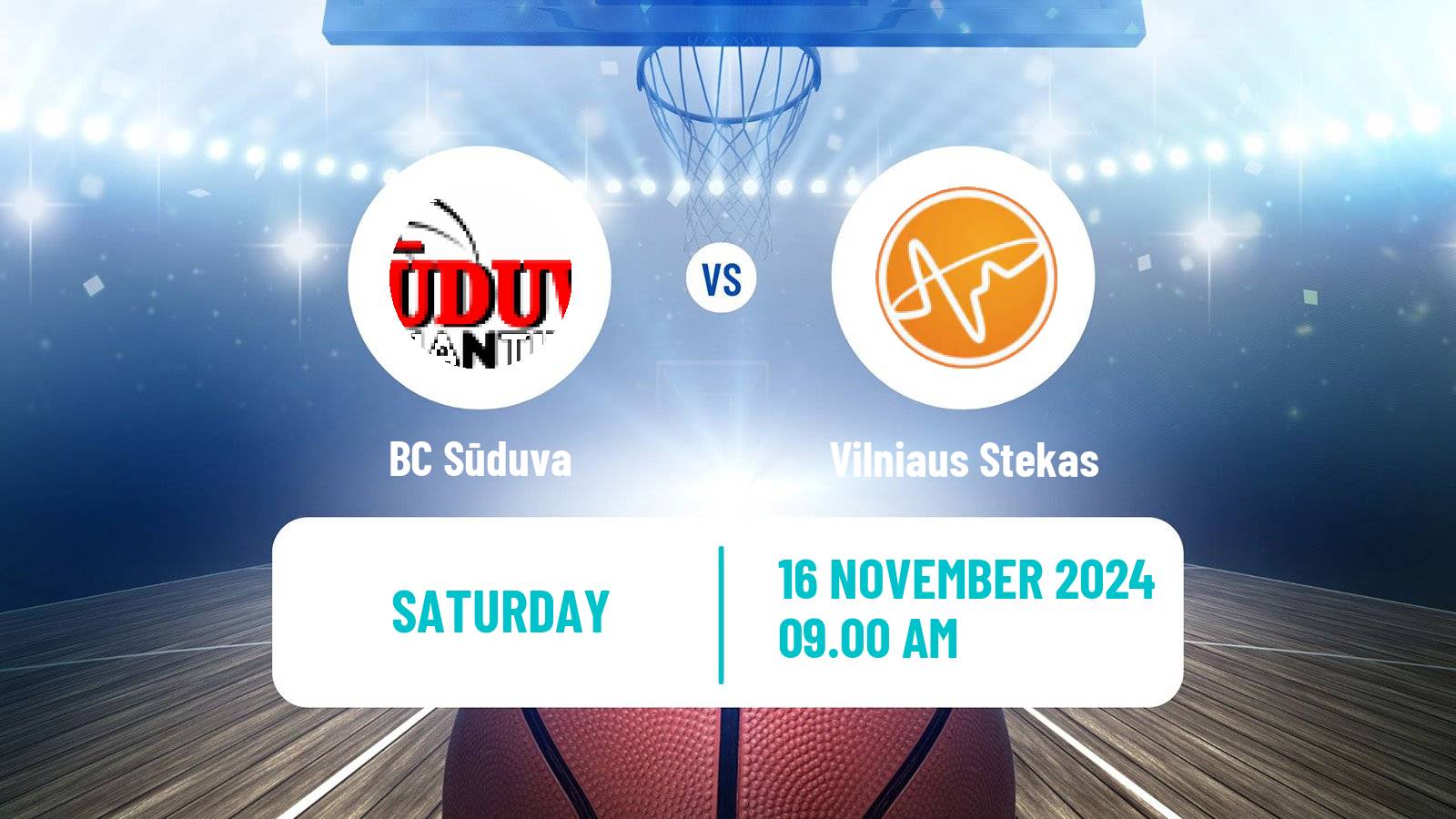 Basketball Lietuvos NKL Sūduva - Vilniaus Stekas