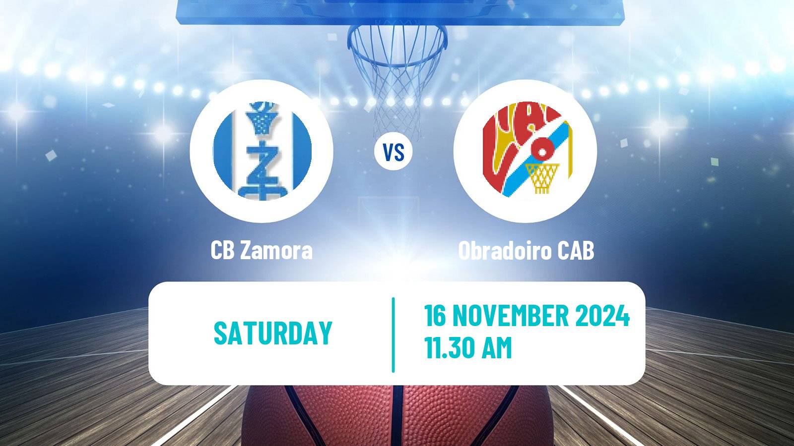 Basketball Spanish LEB Oro Zamora - Obradoiro CAB