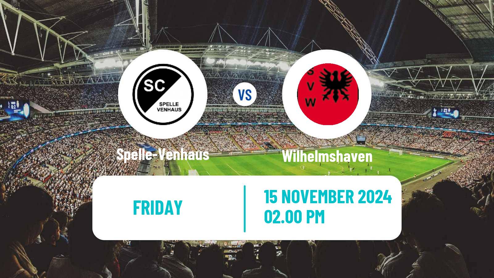 Soccer German Oberliga Niedersachsen Spelle-Venhaus - Wilhelmshaven