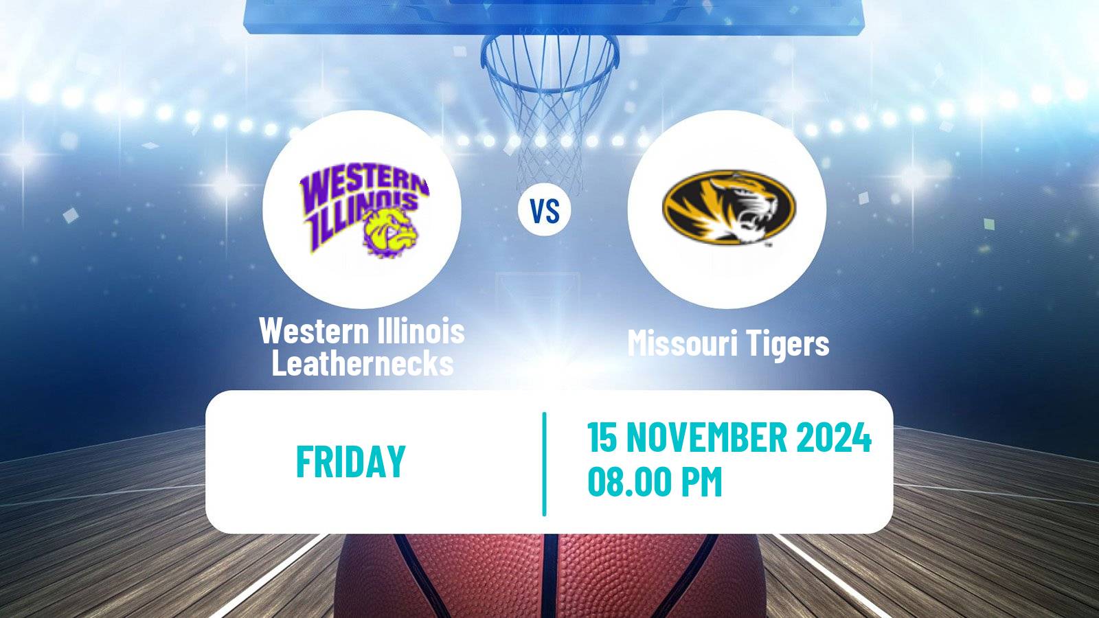 Basketball NCAA College Basketball Women Western Illinois Leathernecks - Missouri Tigers