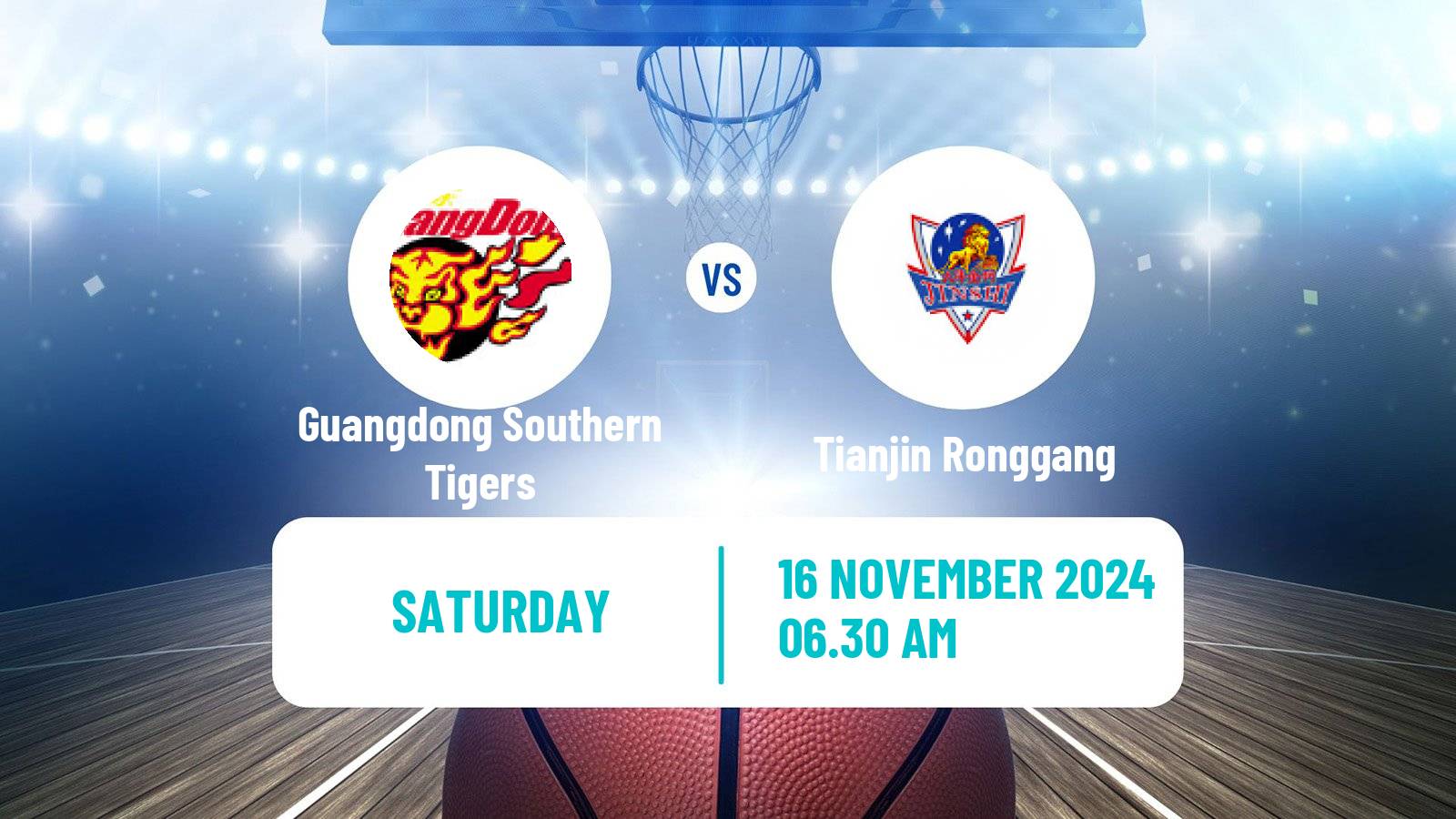 Basketball Chinese CBA Club Cup Guangdong Southern Tigers - Tianjin Ronggang