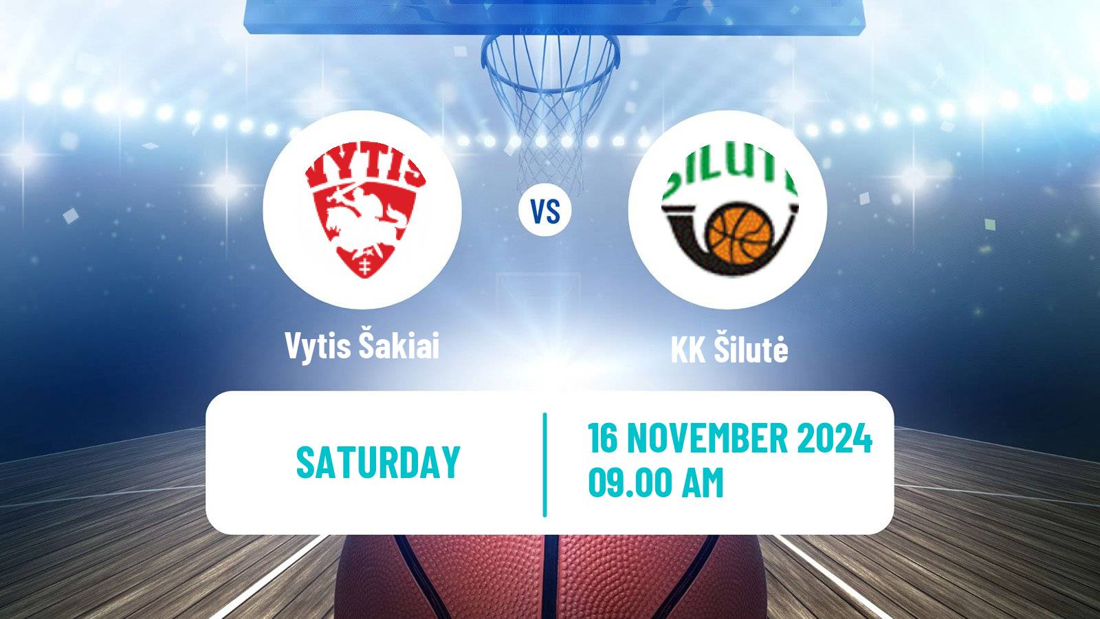 Basketball Lietuvos NKL Vytis Šakiai - Šilutė