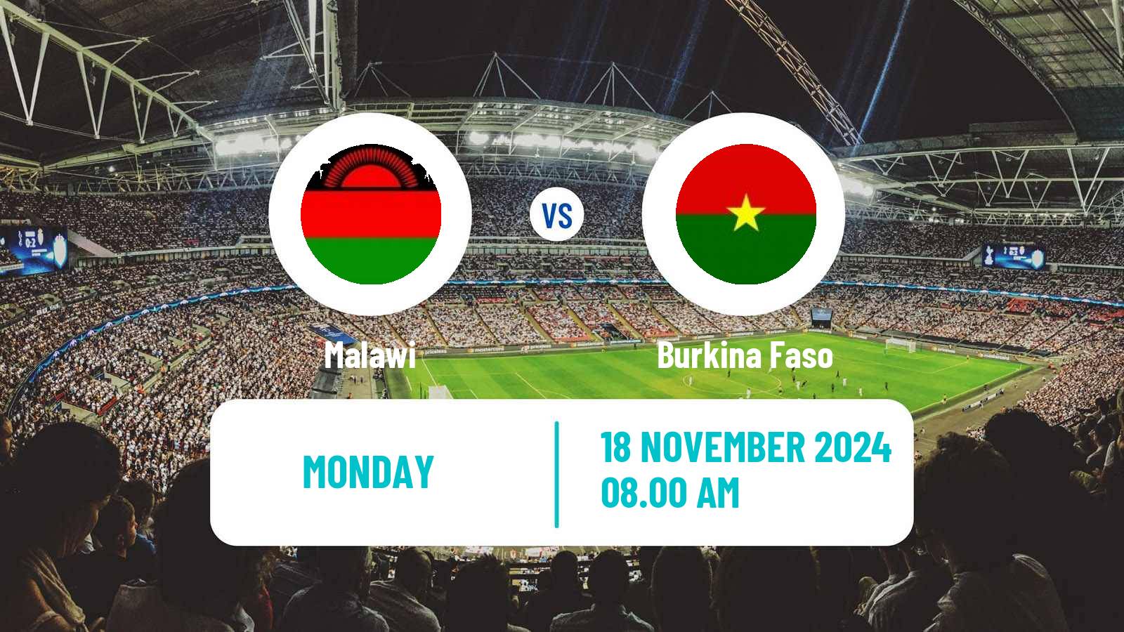 Soccer Africa Cup of Nations Malawi - Burkina Faso