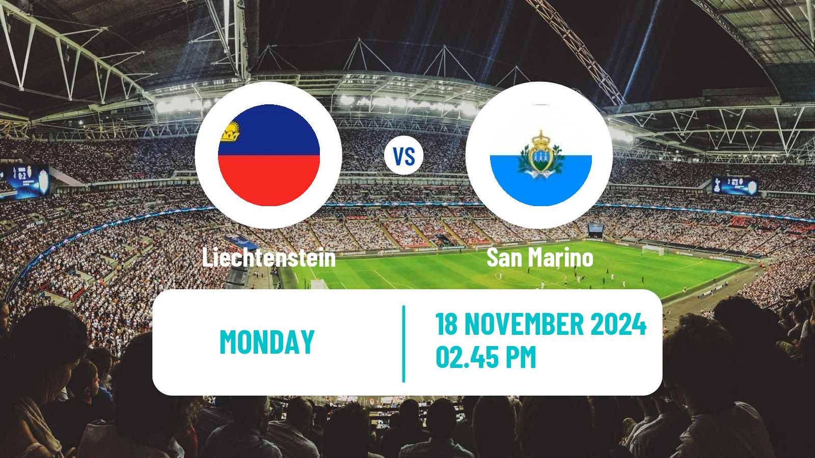 Soccer UEFA Nations League Liechtenstein - San Marino