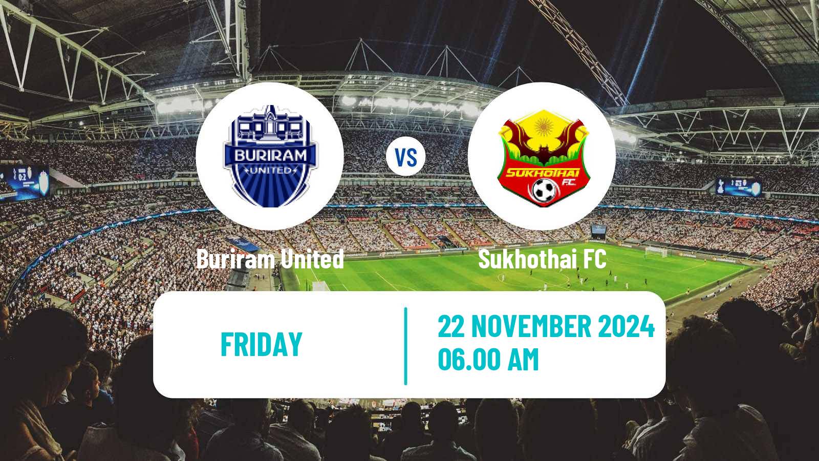 Soccer Thai League 1 Buriram United - Sukhothai