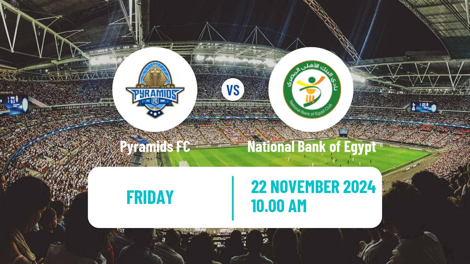 Soccer Egyptian Premier League Pyramids - National Bank of Egypt