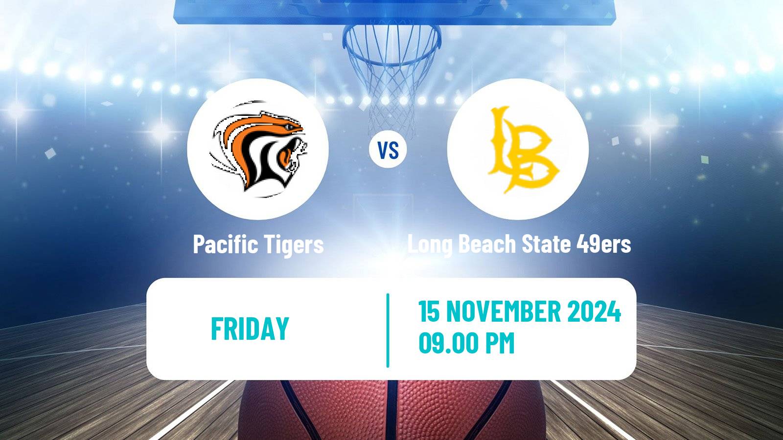 Basketball NCAA College Basketball Women Pacific Tigers - Long Beach State 49ers