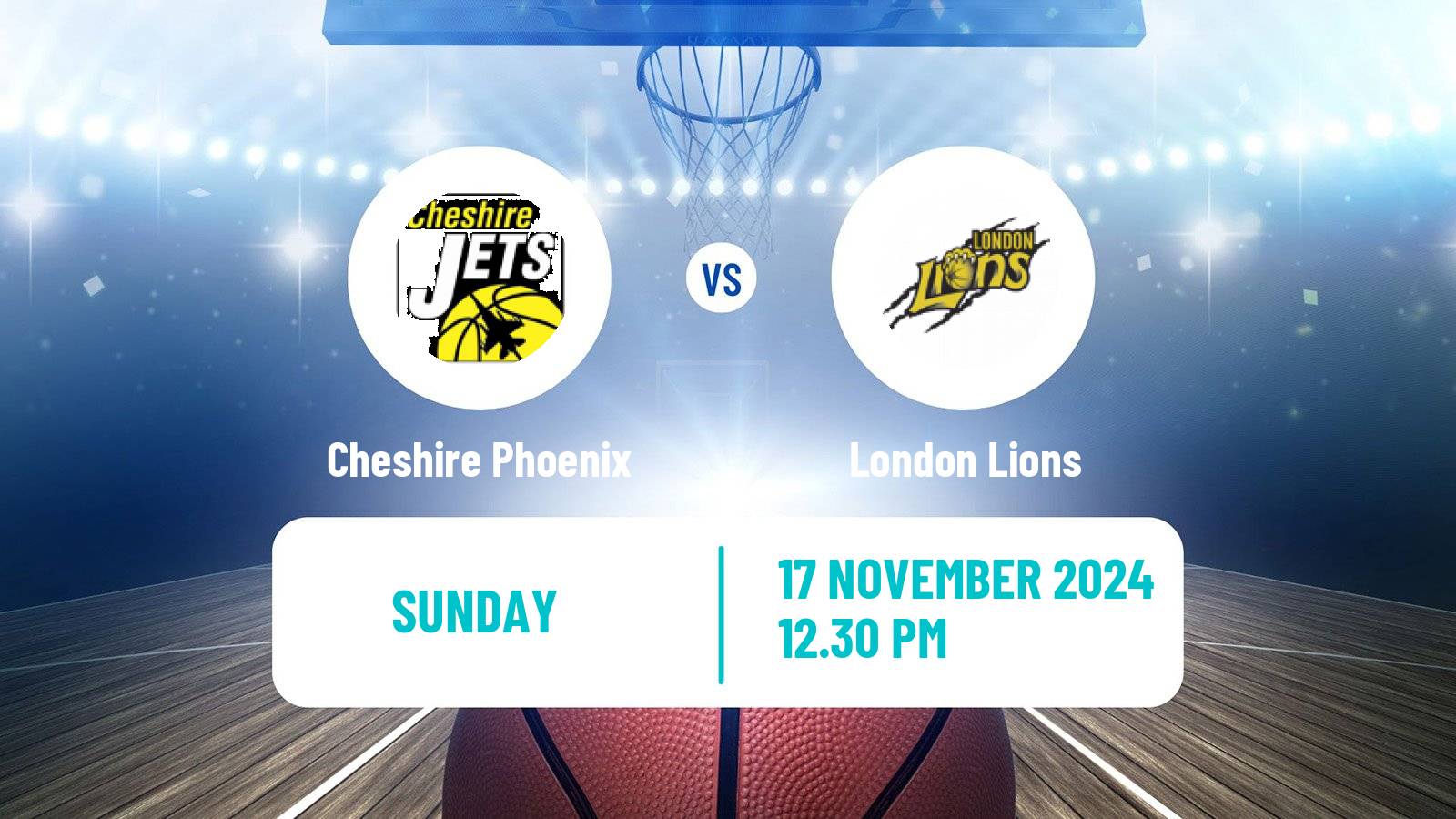 Basketball British Basketball League Cheshire Phoenix - London Lions