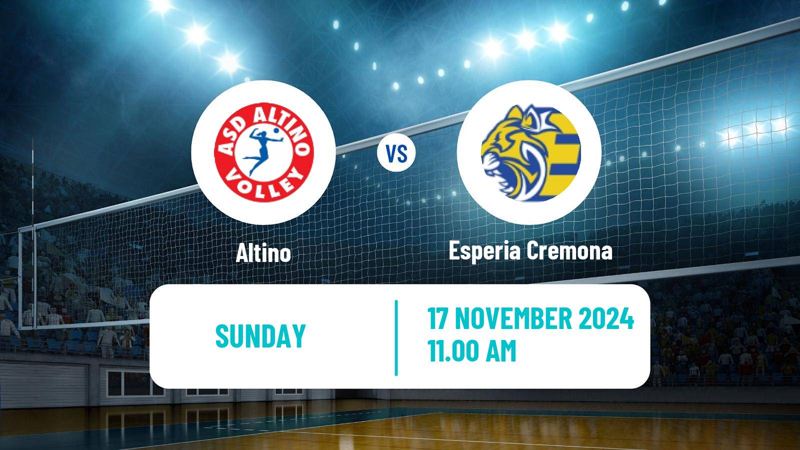 Volleyball Italian Serie A2 Volleyball Women Altino - Esperia Cremona