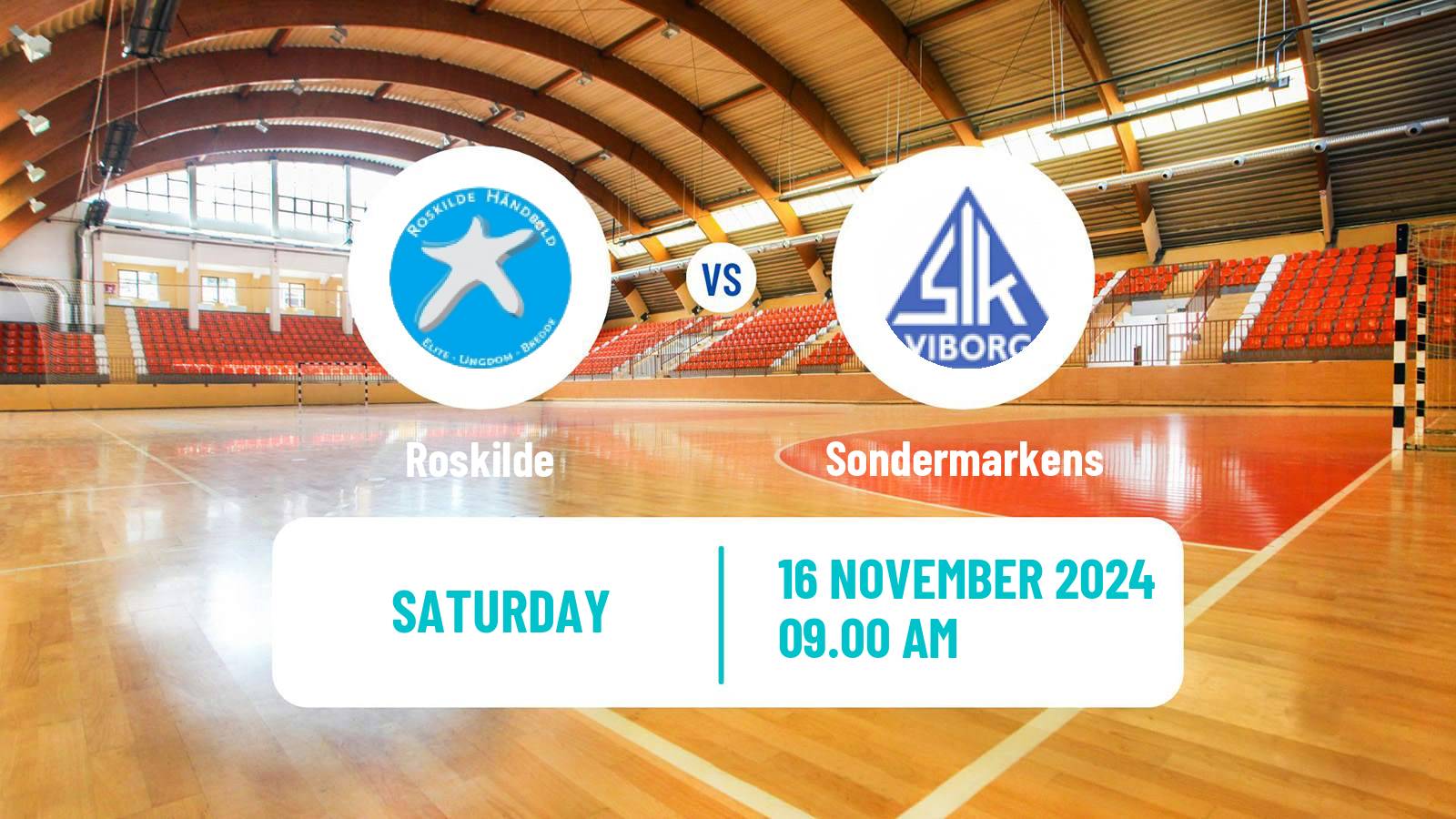 Handball Danish 1 Division Handball Women Roskilde - Sondermarkens