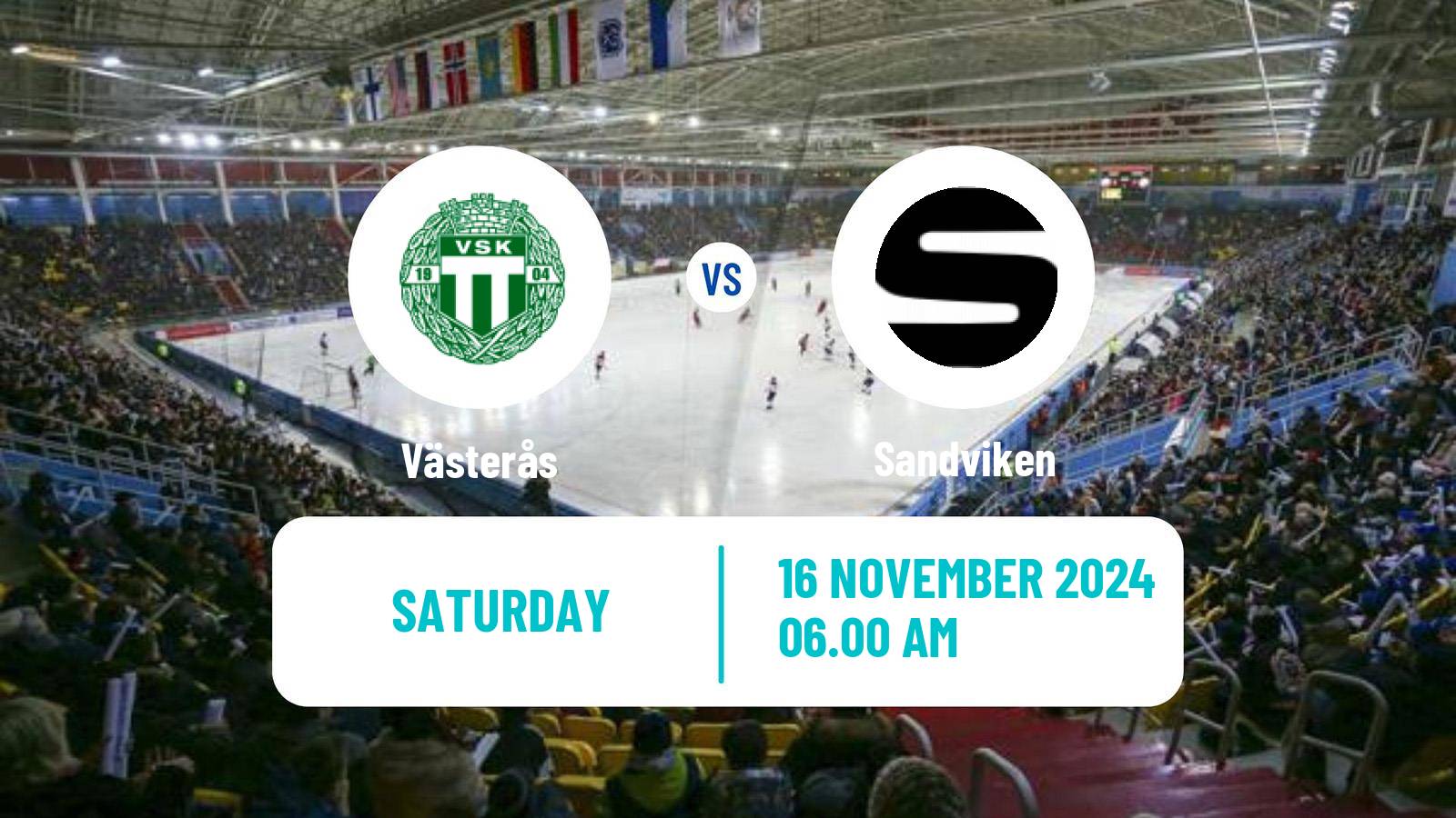 Bandy Swedish Elitserien Bandy Women Västerås - Sandviken