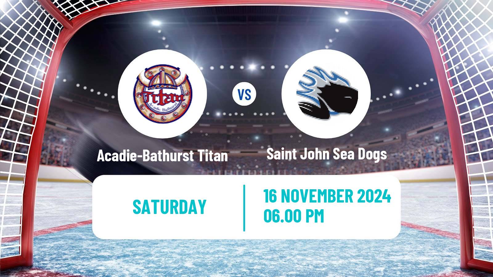 Hockey QMJHL Acadie-Bathurst Titan - Saint John Sea Dogs