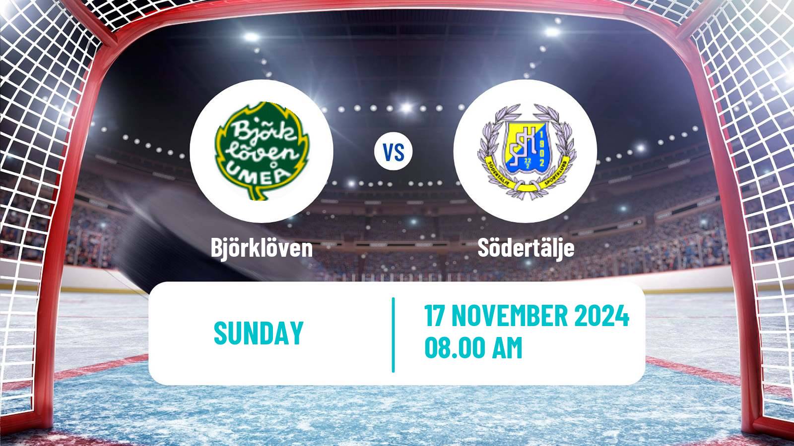 Hockey Swedish Hockey Allsvenskan Björklöven - Södertälje