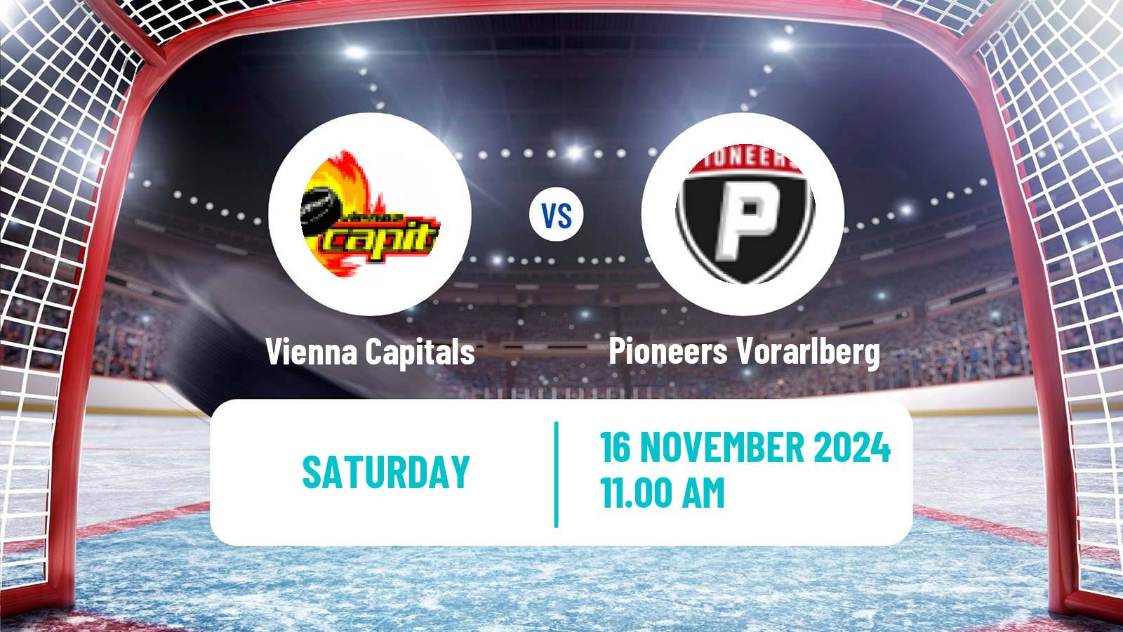 Hockey Austrian Ice Hockey League Vienna Capitals - Pioneers Vorarlberg