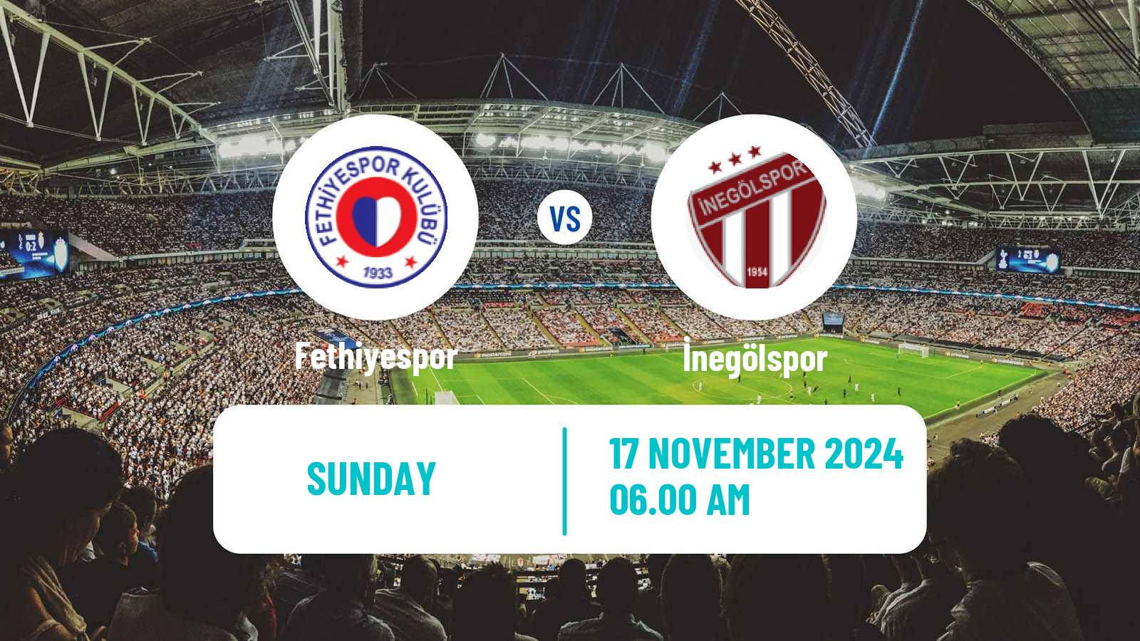 Soccer Turkish Second League White Group Fethiyespor - İnegölspor