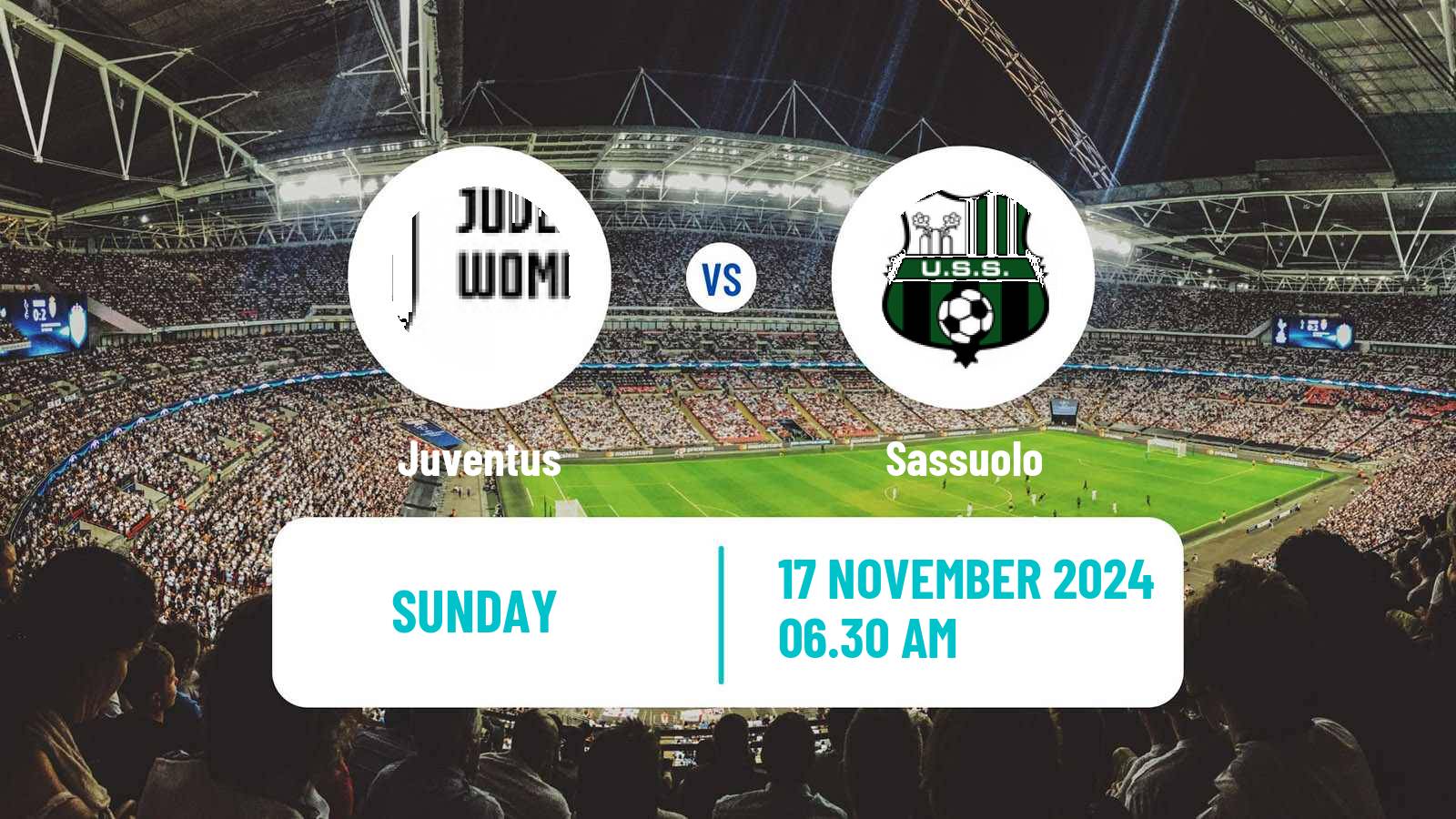 Soccer Italian Serie A Women Juventus - Sassuolo