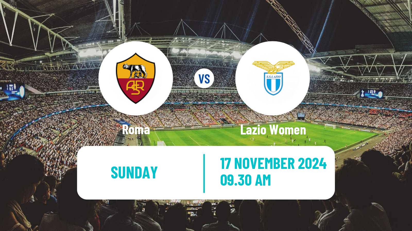 Soccer Italian Serie A Women Roma - Lazio