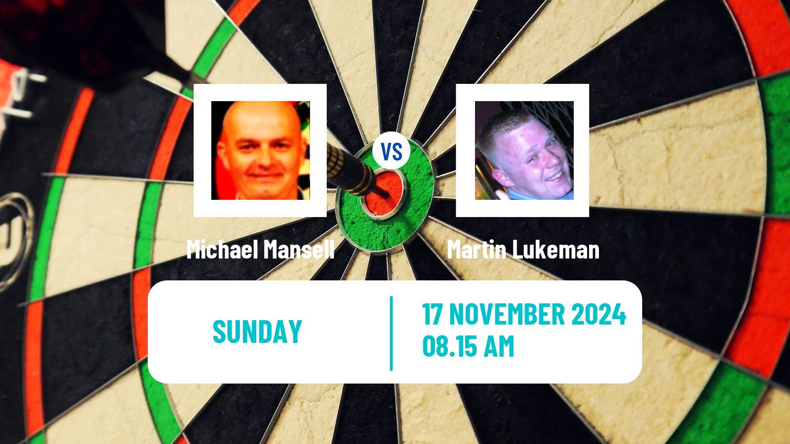 Darts Grand Slam Michael Mansell - Martin Lukeman