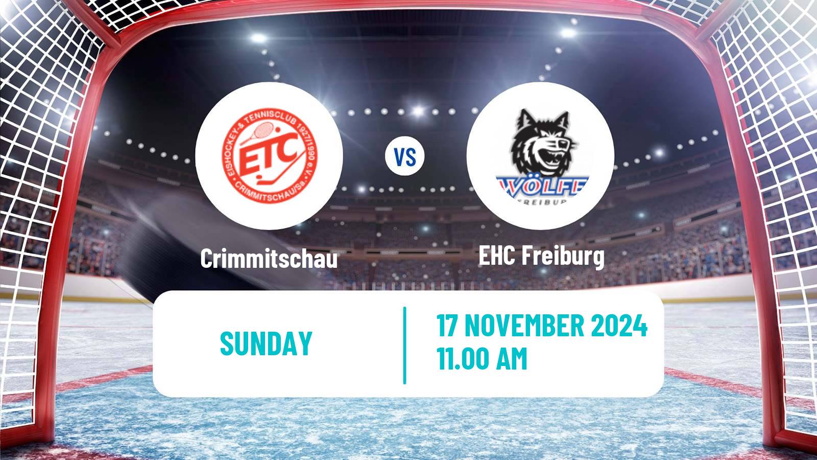 Hockey German DEL2 Crimmitschau - EHC Freiburg