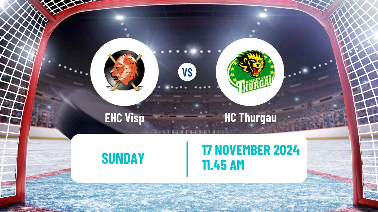 Hockey Swiss League Hockey Visp - Thurgau