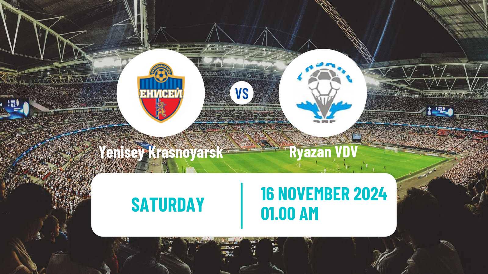 Soccer Russian Supreme Division Women Yenisey Krasnoyarsk - Ryazan VDV