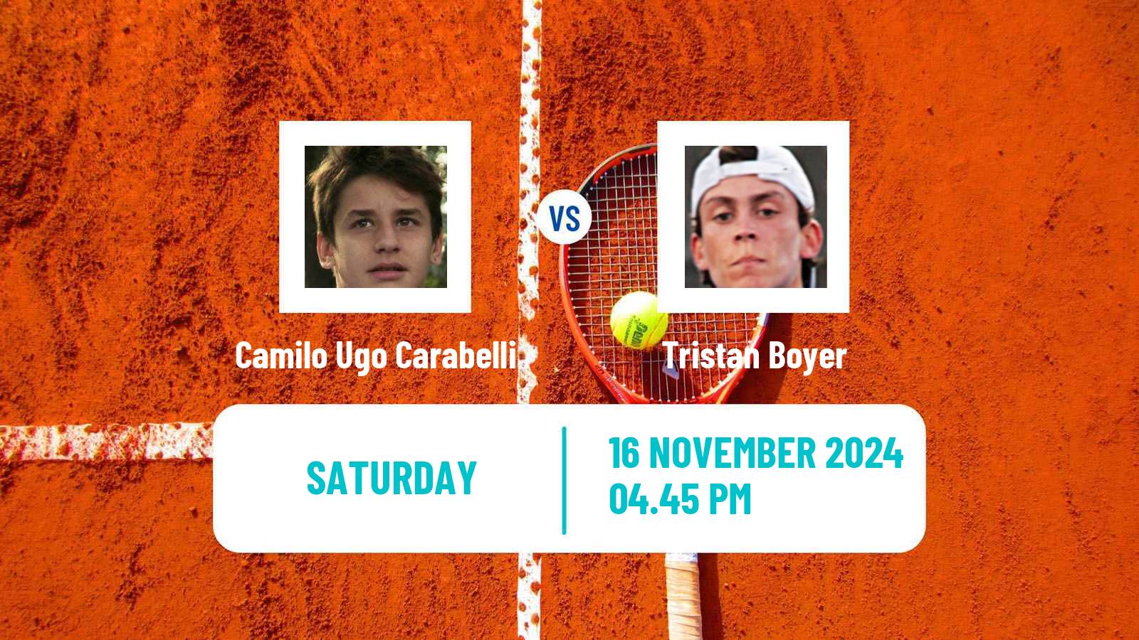 Tennis Montevideo Challenger Men Camilo Ugo Carabelli - Tristan Boyer