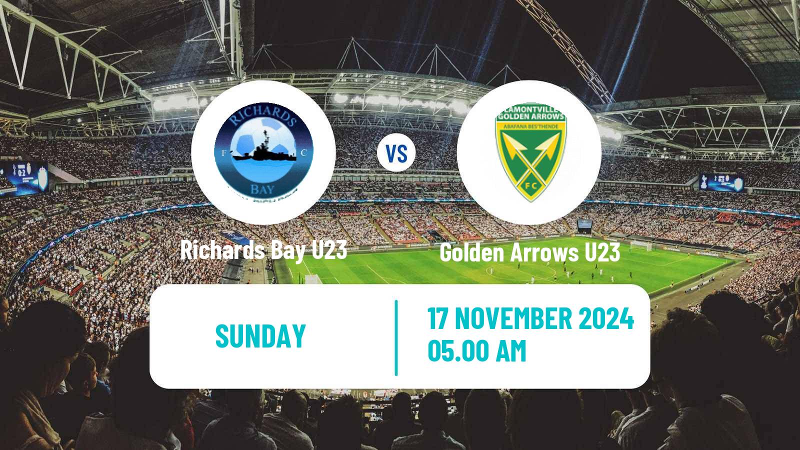 Soccer South African Diski Challenge Richards Bay U23 - Golden Arrows U23