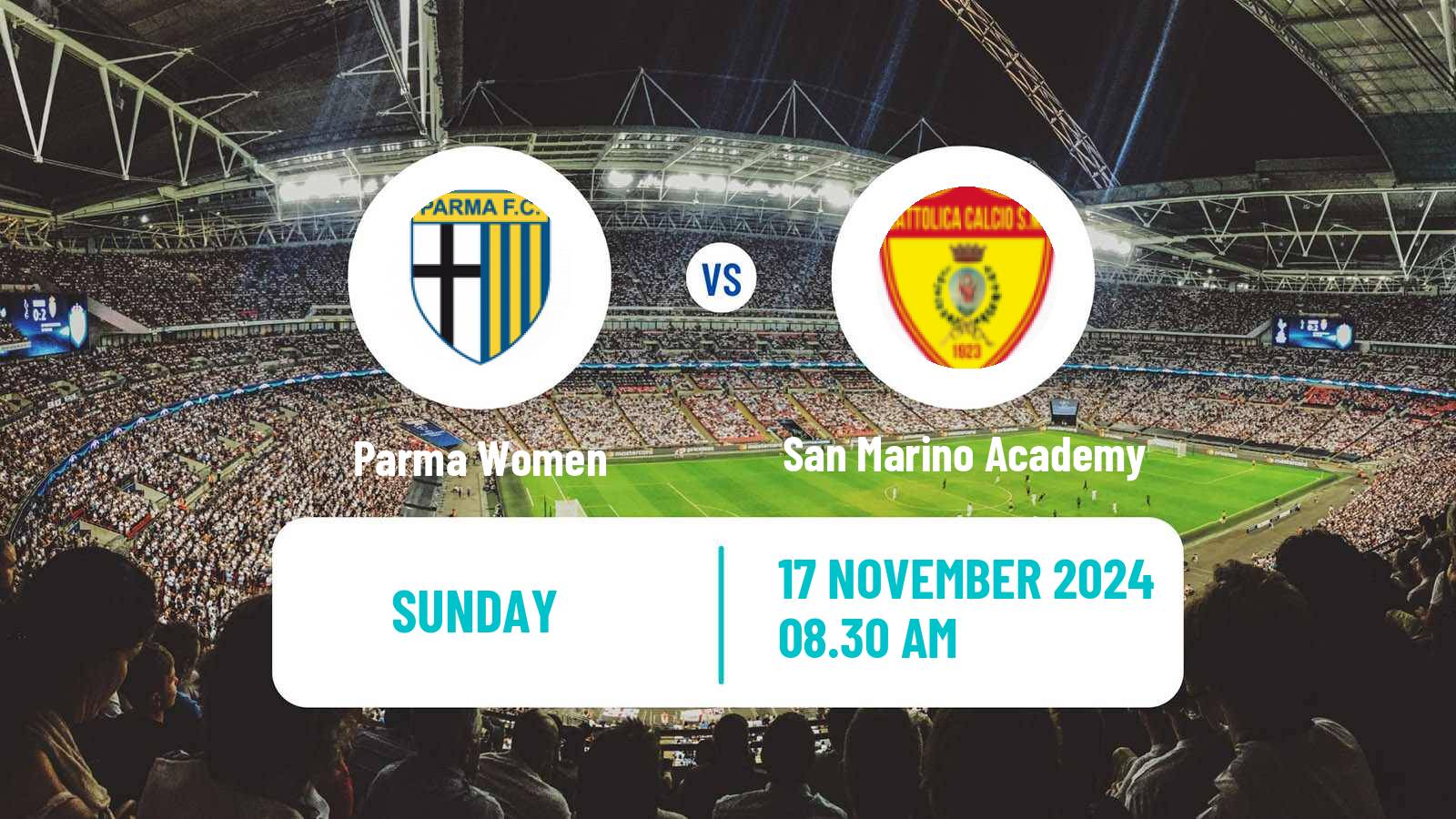 Soccer Italian Serie B Women Parma - San Marino Academy