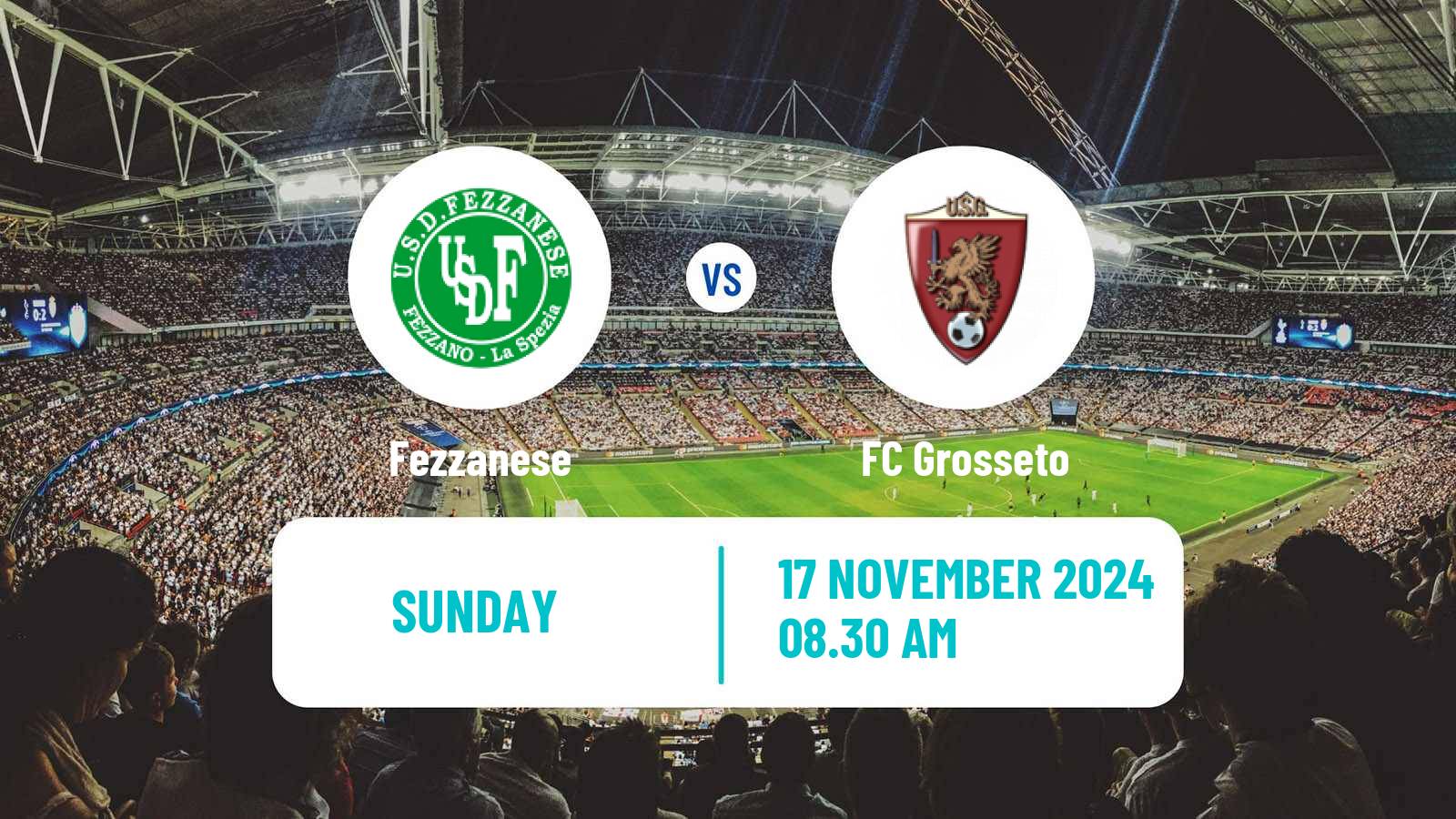 Soccer Italian Serie D - Group E Fezzanese - Grosseto