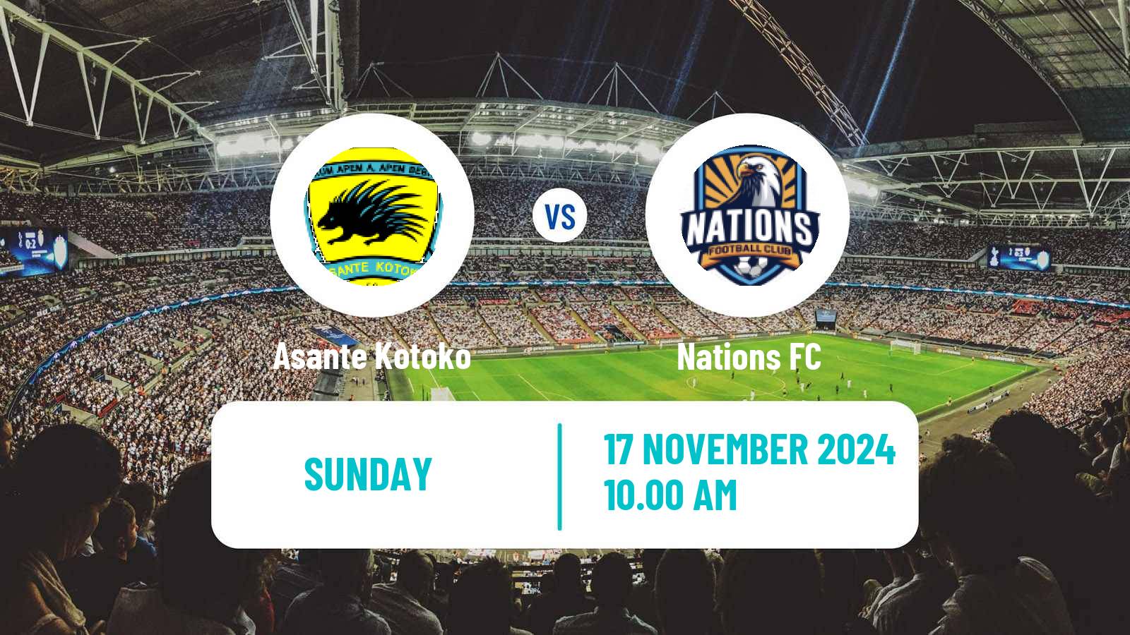 Soccer Ghanaian Premier League Asante Kotoko - Nations FC