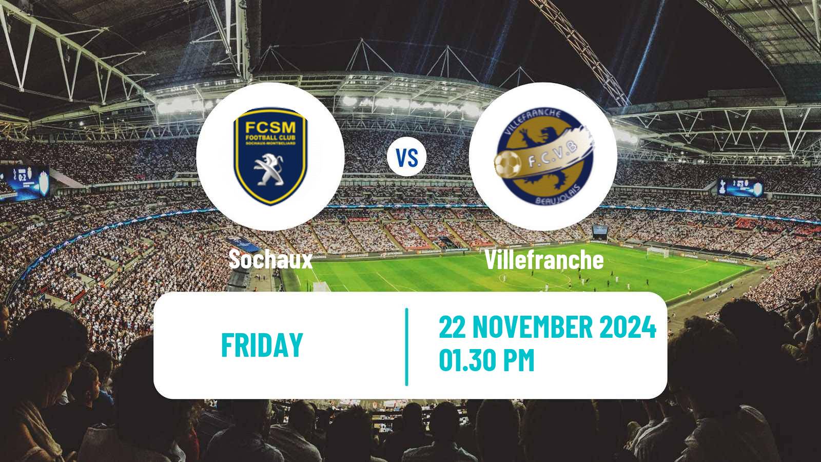 Soccer French National League Sochaux - Villefranche