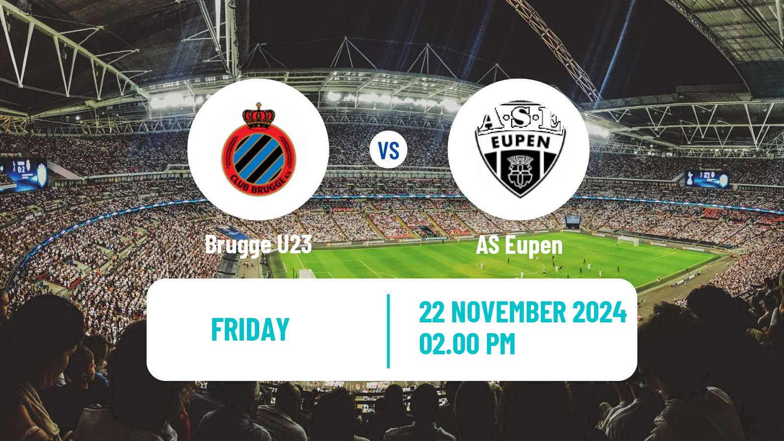 Soccer Belgian Сhallenger Pro League Brugge U23 - Eupen