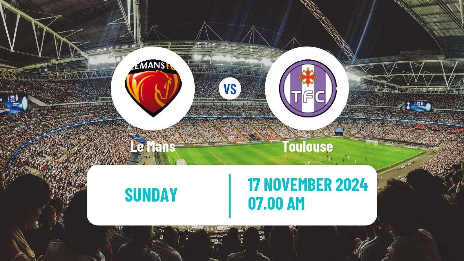 Soccer French Division 2 Women Le Mans - Toulouse